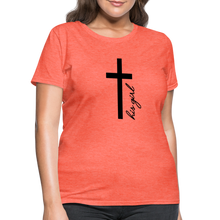 Load image into Gallery viewer, God&#39;s Girl Women&#39;s T-Shirt - heather coral