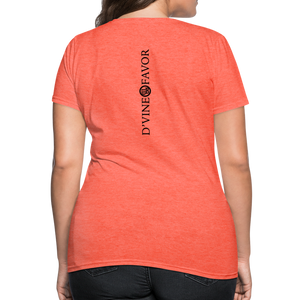 God's Girl Women's T-Shirt - heather coral