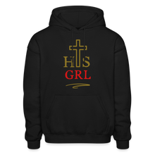 Load image into Gallery viewer, His Girl - Gildan Heavy Blend Adult Hoodie - black