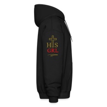 Load image into Gallery viewer, His Girl - Gildan Heavy Blend Adult Hoodie - black