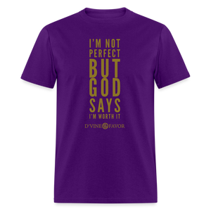 I'm Not Perfect - Unisex Classic T-Shirt - purple