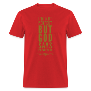 I'm Not Perfect - Unisex Classic T-Shirt - red