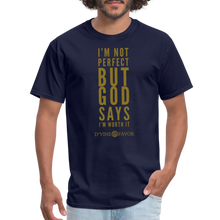 Load image into Gallery viewer, I&#39;m Not Perfect - Unisex Classic T-Shirt - navy