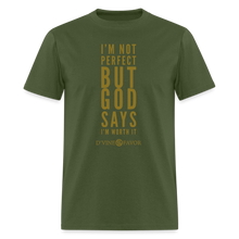 Load image into Gallery viewer, I&#39;m Not Perfect - Unisex Classic T-Shirt - military green