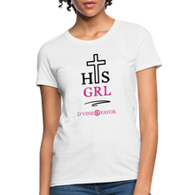 Load image into Gallery viewer, His Girl Women&#39;s T-Shirt - white