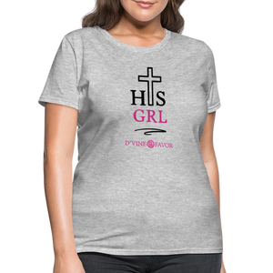 His Girl Women's T-Shirt - heather gray