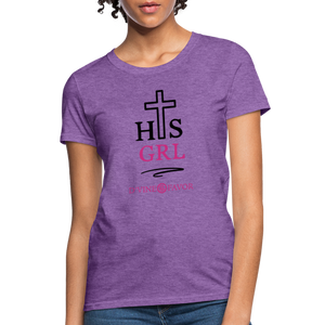 His Girl Women's T-Shirt - purple heather