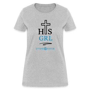 His Girl Women's T-Shirt - heather gray