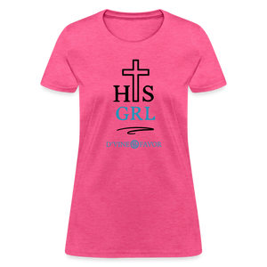 His Girl Women's T-Shirt - heather pink