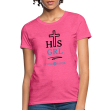 Load image into Gallery viewer, His Girl Women&#39;s T-Shirt - heather pink