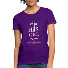 Load image into Gallery viewer, His Girl Women&#39;s T-Shirt - purple