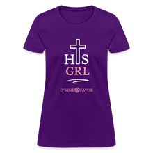 Load image into Gallery viewer, His Girl Women&#39;s T-Shirt - purple