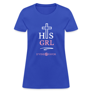 His Girl Women's T-Shirt - royal blue