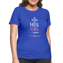 Load image into Gallery viewer, His Girl Women&#39;s T-Shirt - royal blue