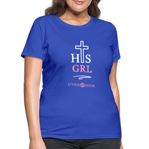 His Girl Women's T-Shirt - royal blue