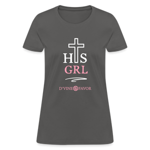 His Girl Women's T-Shirt - charcoal