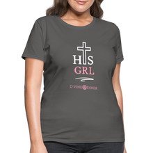 Load image into Gallery viewer, His Girl Women&#39;s T-Shirt - charcoal