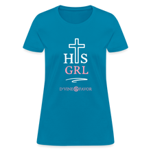 Load image into Gallery viewer, His Girl Women&#39;s T-Shirt - turquoise