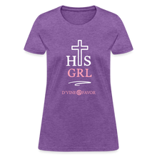 Load image into Gallery viewer, His Girl Women&#39;s T-Shirt - purple heather