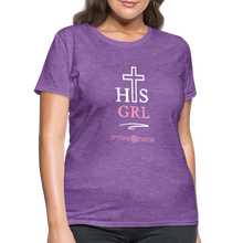 Load image into Gallery viewer, His Girl Women&#39;s T-Shirt - purple heather