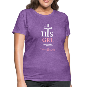 His Girl Women's T-Shirt - purple heather