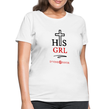 Load image into Gallery viewer, His Girl Women&#39;s T-Shirt - white