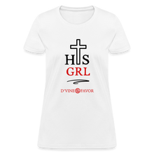 Load image into Gallery viewer, His Girl Women&#39;s T-Shirt - white