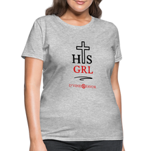 Load image into Gallery viewer, His Girl Women&#39;s T-Shirt - heather gray