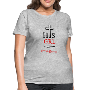 His Girl Women's T-Shirt - heather gray