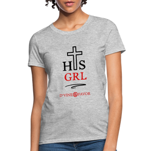 His Girl Women's T-Shirt - heather gray