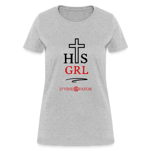 His Girl Women's T-Shirt - heather gray