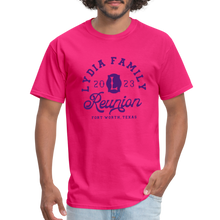 Load image into Gallery viewer, LYDIA FAMILY REUNION Unisex Classic T-Shirt - fuchsia