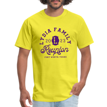 Load image into Gallery viewer, LYDIA FAMILY REUNION Unisex Classic T-Shirt - yellow