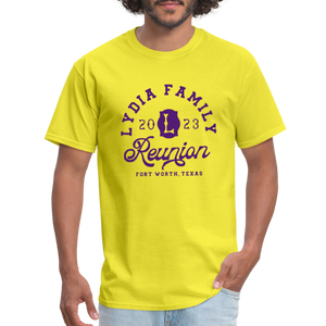 LYDIA FAMILY REUNION Unisex Classic T-Shirt - yellow