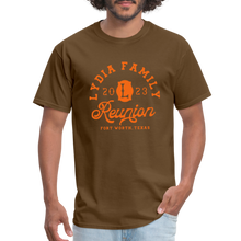 Load image into Gallery viewer, LYDIA FAMILY REUNION Unisex Classic T-Shirt - brown