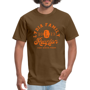 LYDIA FAMILY REUNION Unisex Classic T-Shirt - brown