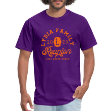 Load image into Gallery viewer, LYDIA FAMILY REUNION Unisex Classic T-Shirt - purple