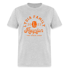 Load image into Gallery viewer, LYDIA FAMILY REUNION Unisex Classic T-Shirt - heather gray