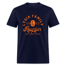 Load image into Gallery viewer, LYDIA FAMILY REUNION Unisex Classic T-Shirt - navy