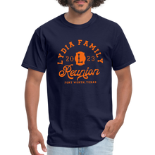 Load image into Gallery viewer, LYDIA FAMILY REUNION Unisex Classic T-Shirt - navy