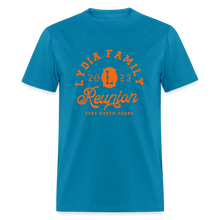 Load image into Gallery viewer, LYDIA FAMILY REUNION Unisex Classic T-Shirt - turquoise