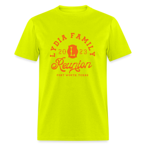 LYDIA FAMILY REUNION Unisex Classic T-Shirt - safety green