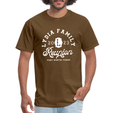 Load image into Gallery viewer, LYDIA FAMILY REUNION Unisex Classic T-Shirt - brown