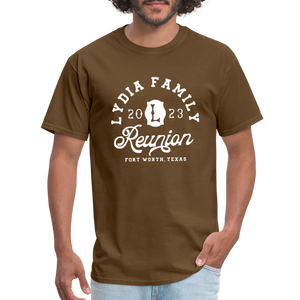 LYDIA FAMILY REUNION Unisex Classic T-Shirt - brown