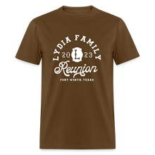 Load image into Gallery viewer, LYDIA FAMILY REUNION Unisex Classic T-Shirt - brown