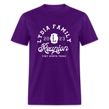 Load image into Gallery viewer, LYDIA FAMILY REUNION Unisex Classic T-Shirt - purple