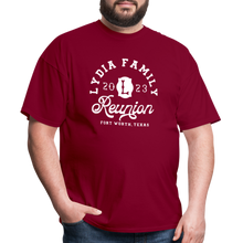 Load image into Gallery viewer, LYDIA FAMILY REUNION Unisex Classic T-Shirt - burgundy