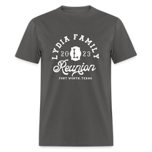 Load image into Gallery viewer, LYDIA FAMILY REUNION Unisex Classic T-Shirt - charcoal