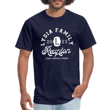 Load image into Gallery viewer, LYDIA FAMILY REUNION Unisex Classic T-Shirt - navy