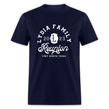 Load image into Gallery viewer, LYDIA FAMILY REUNION Unisex Classic T-Shirt - navy